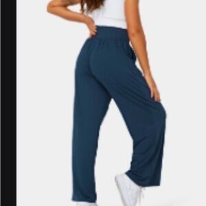 Navy Wide Leg Halara pants